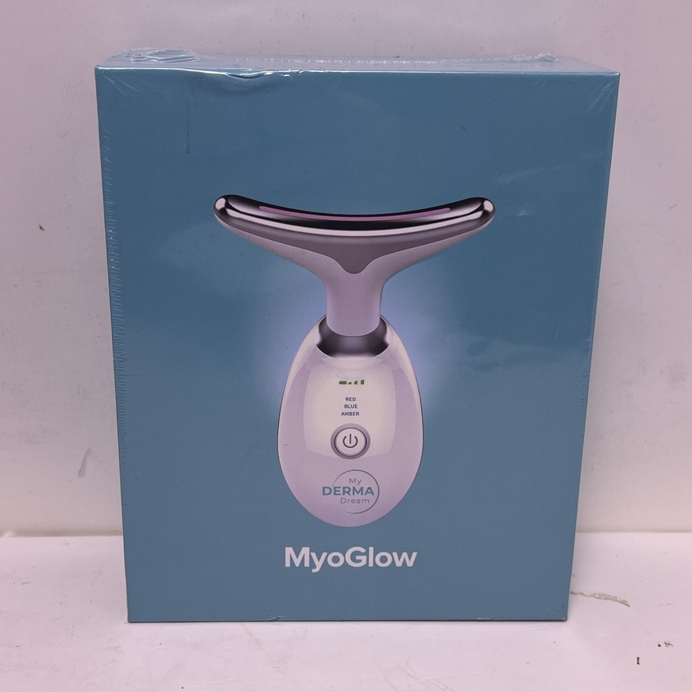 MyoGlow LED Light Therapy Neck Face Sculpting Device BRAND NEW Sealed